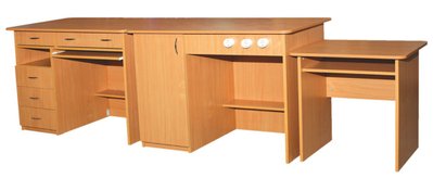 Комплект столів демонстраційних для кабінетів фізики та хімії (3 елементи) 0198 фото